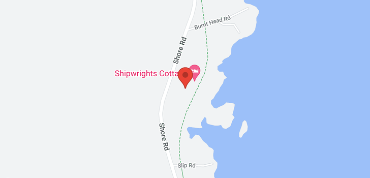 map of 1383 Shore Road